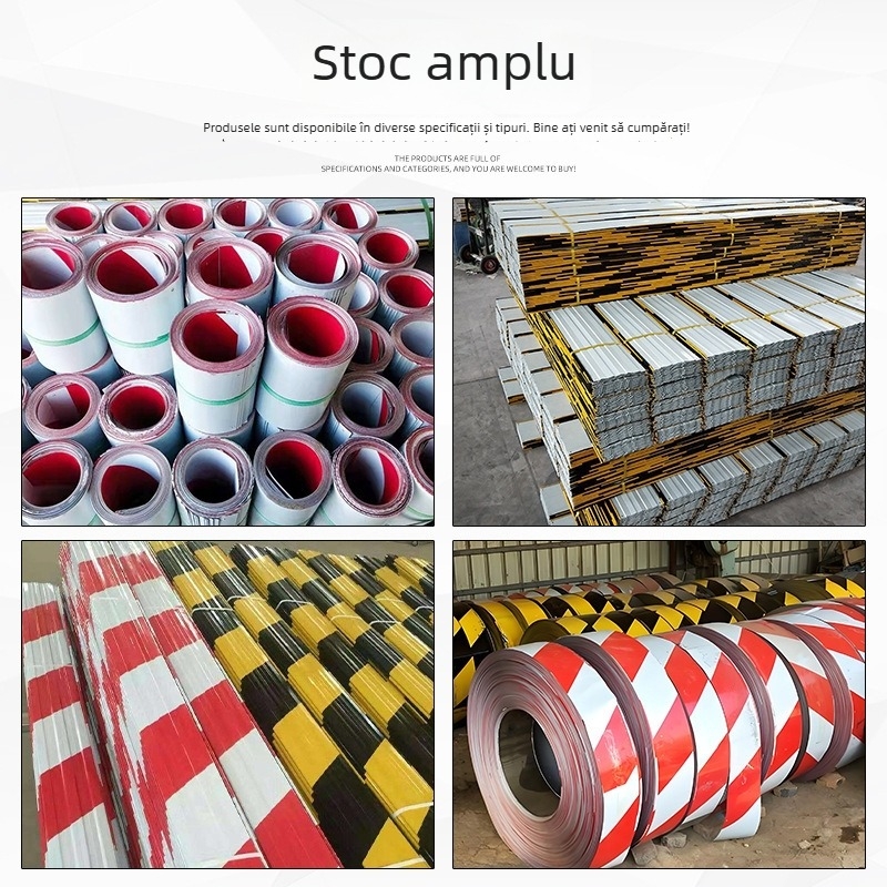Bandă de avertizare pentru podea din aliaj de aluminiu, cu bordură pentru podea și cadru exterior