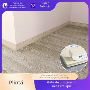 Plintă din plastic autoadezivă, îngroșată, design minimalist, protecție pentru colțuri și margini pentru bebeluși