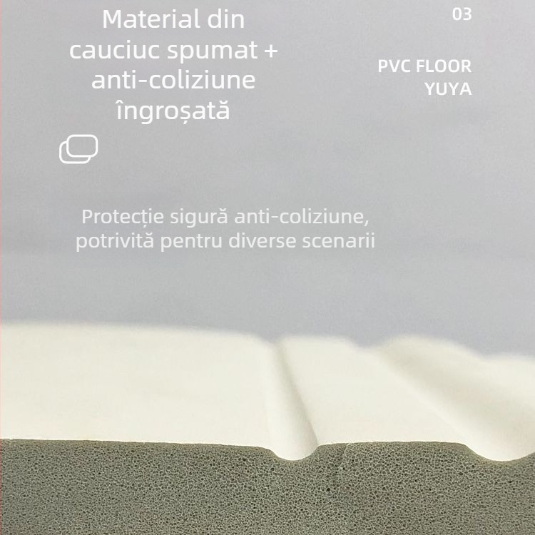 Plintă din plastic autoadezivă, îngroșată, design minimalist, protecție pentru colțuri și margini pentru bebeluși