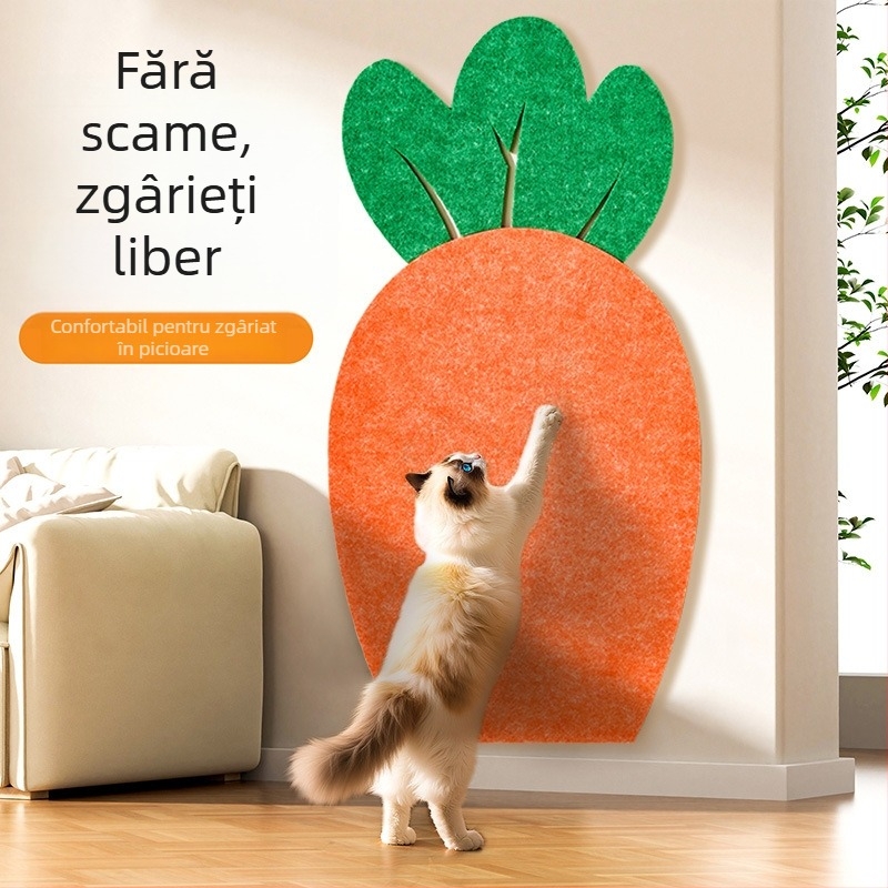 Protecție autoadezivă pentru zgârieturi ale pisicii pe pereți și mobilier, durabilă și nu se exfoliază