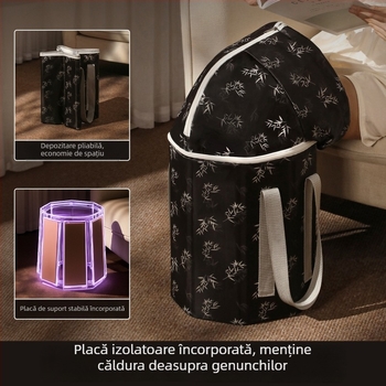 Cadă pliabilă pentru picioare, pentru uz casnic, adâncă până la gambe, baie cu aburi, bazin izolat