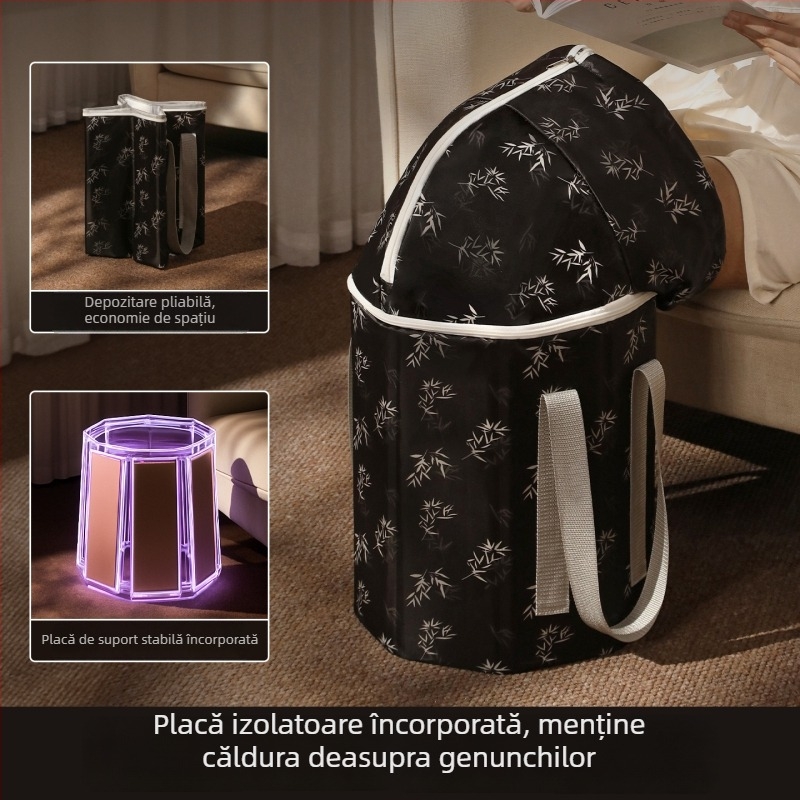 Cadă pliabilă pentru picioare, pentru uz casnic, adâncă până la gambe, baie cu aburi, bazin izolat
