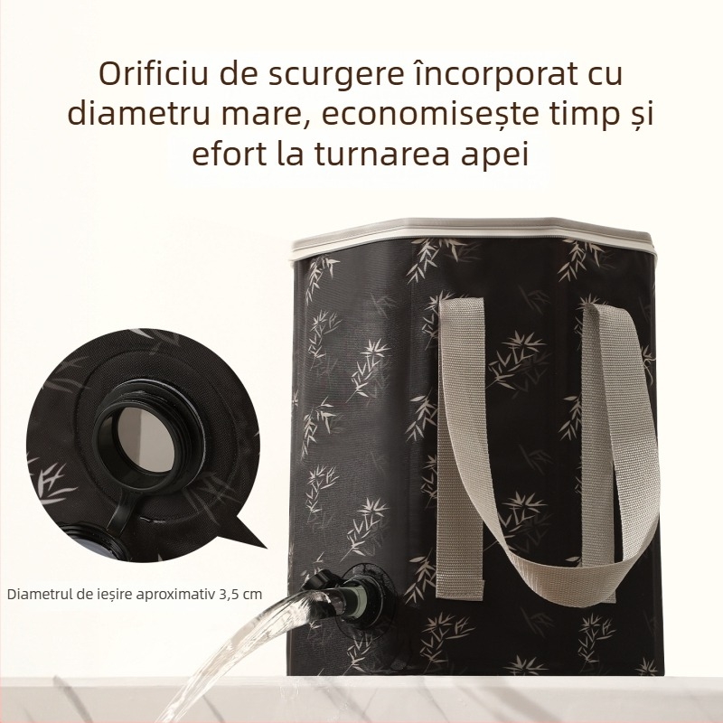 Cadă pliabilă pentru picioare, pentru uz casnic, adâncă până la gambe, baie cu aburi, bazin izolat