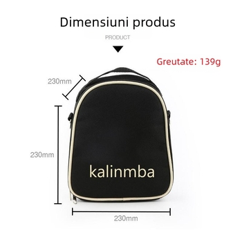 Kalimba 17-note rucsac și geantă din pânză
