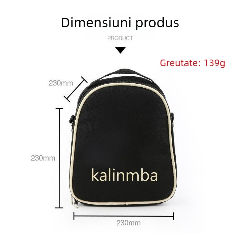 Kalimba 17-note rucsac și geantă din pânză