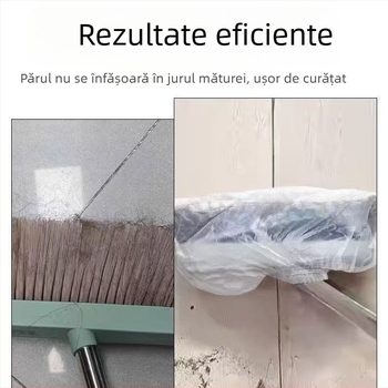 Husă de unică folosință pentru mătură - protecție împotriva prafului, colectare de păr de pe podea, non-aderentă
