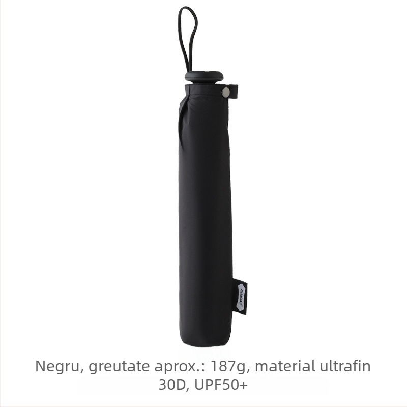PARACHASE umbrelă 108 cm ultra-ușoară, cu acoperire din vinil, protecție UV UPF 50+, umbrelă pentru soare și ploaie pentru femei