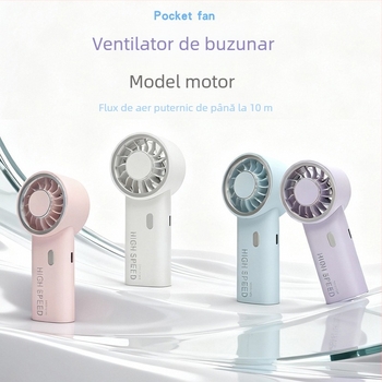 Ventilator de mână ultrarapid, mini ventilator cu încărcare USB, portabil pentru exterior
