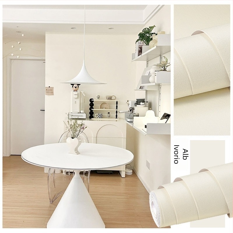 Autocolant de perete Macaron, culoare solidă, autoadeziv, impermeabil și rezistent la umezeală, decor modern minimalist pentru dormitor