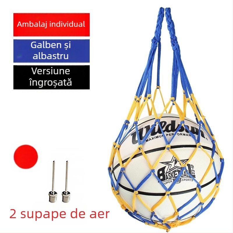 Geantă de depozitare din plasă pentru mingi de baschet și fotbal