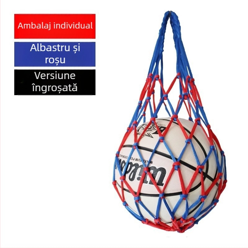 Geantă de depozitare din plasă pentru mingi de baschet și fotbal