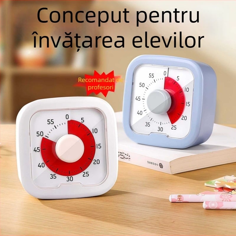 Cronometru vizual pentru elevi de școală primară – gestionare a timpului pentru teme și învățare concentrată