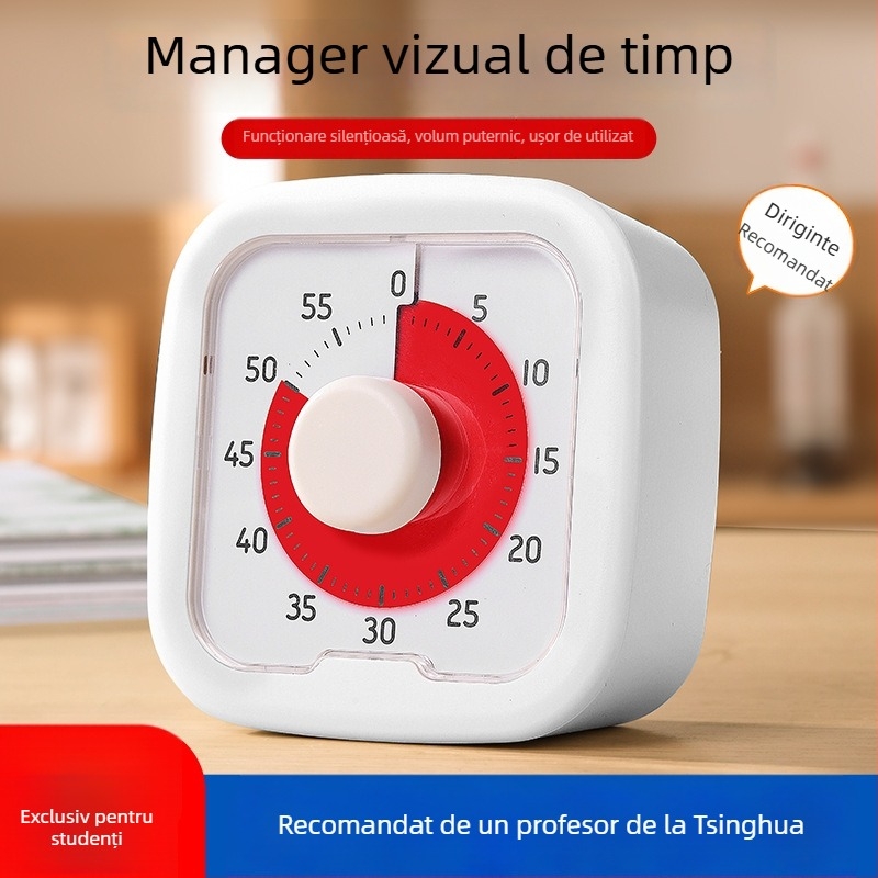 Cronometru vizual pentru elevi de școală primară – gestionare a timpului pentru teme și învățare concentrată
