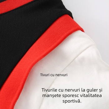 Set sportiv pentru copii vară, respirabil, uscare rapidă, baschet, pentru băieți și fete, 7-12 ani