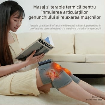 Genunchiere încălzite cu masaj vibro și terapie termică