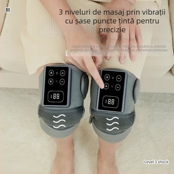 Genunchiere încălzite cu masaj vibro și terapie termică