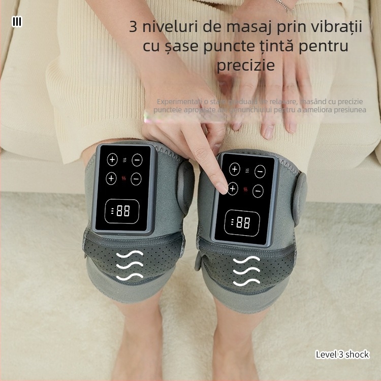 Genunchiere încălzite cu masaj vibro și terapie termică