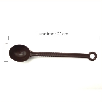 Lingură de măsurat din plastic, 10 g, cu mâner lung, pentru pudră de fructe, ceai cu lapte și cafea
