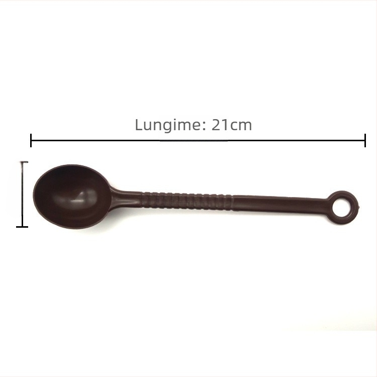 Lingură de măsurat din plastic, 10 g, cu mâner lung, pentru pudră de fructe, ceai cu lapte și cafea