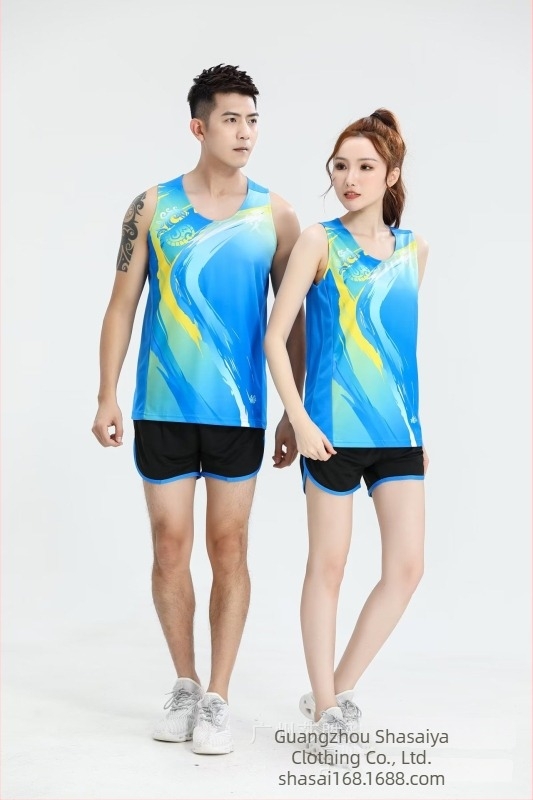 Set unisex de atletism pentru alergare de maraton și sprinturi, echipament școlar de antrenament sportiv