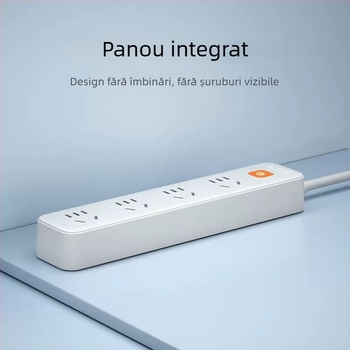 Nanfu Golden Eye prelungitor multiplu cu cablu lung pentru cămine studențești și casă, panou prize, prize sigure