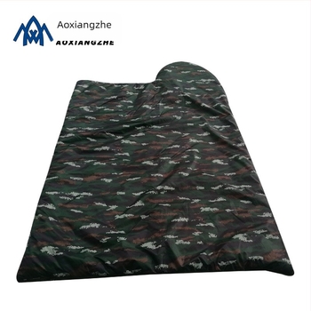 Sac de dormit Soarer, camuflaj tigru în dungă, impermeabil, gros și cald, stil tip plic