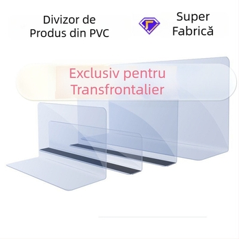 Divizoare magnetice transparente pentru rafturi, separare a încărcăturii în containere, organizare și clasificare a mărfurilor, atașare magnetică