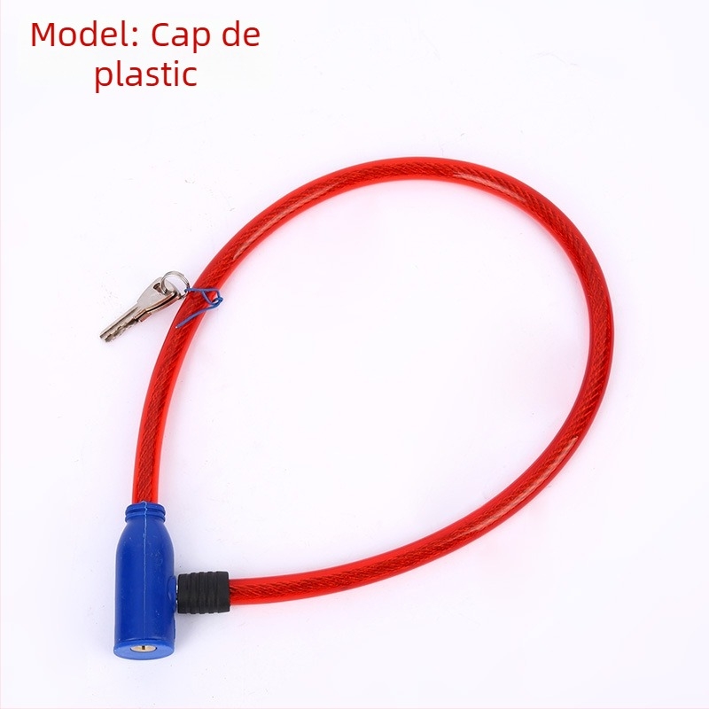 Oakman T01 Lacăt cu cablu din oțel pentru biciclete și biciclete electrice, anti-furt, cu lanț de diferite dimensiuni