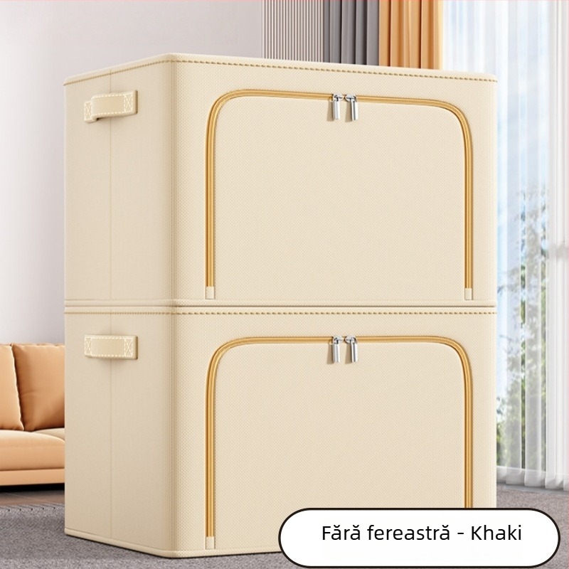 Cutie de depozitare pentru haine din Oxford, organizator textil, coș pliabil pentru garderobă, utilizare în dormitor sau acasă