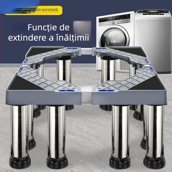 Platformă universală pentru mașina de spălat cu înălțime reglabilă și suport de ridicare pentru unitatea exterioară de aer condiționat