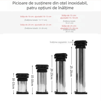 Platformă universală pentru mașina de spălat cu înălțime reglabilă și suport de ridicare pentru unitatea exterioară de aer condiționat