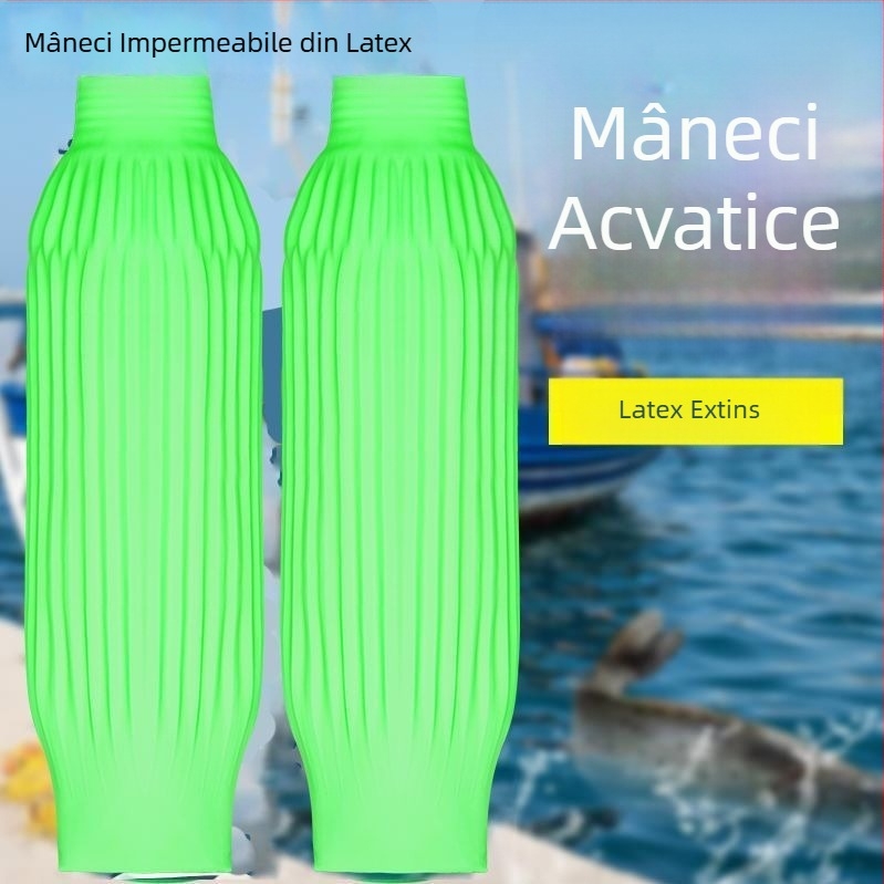 Mantele din latex impermeabil, rezistente la ulei, uzură și murdărie, rezistente la acizi și alcalii, lungime extinsă, pentru bucătărie și industrie alimentară