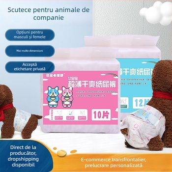 Scutece pentru câini – pentru femele și masculi, protecție igienică pentru animale de companie