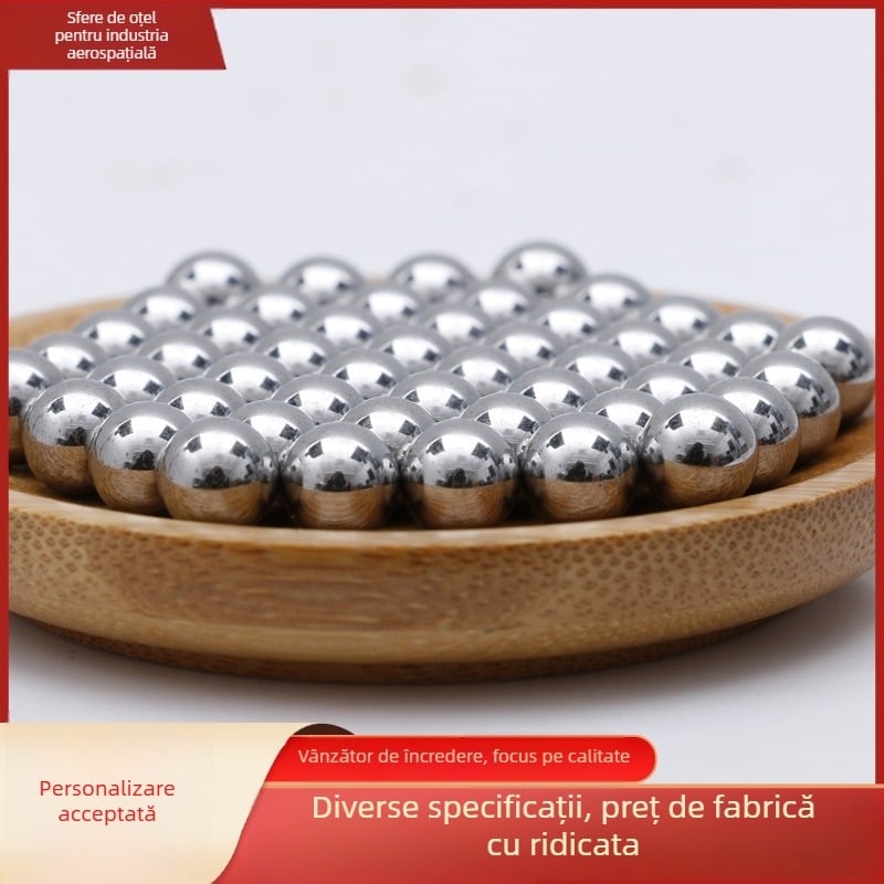 Bilă din oțel carbon lustruită și oțel inoxidabil pentru mori, dimensiuni 6/7/8 mm