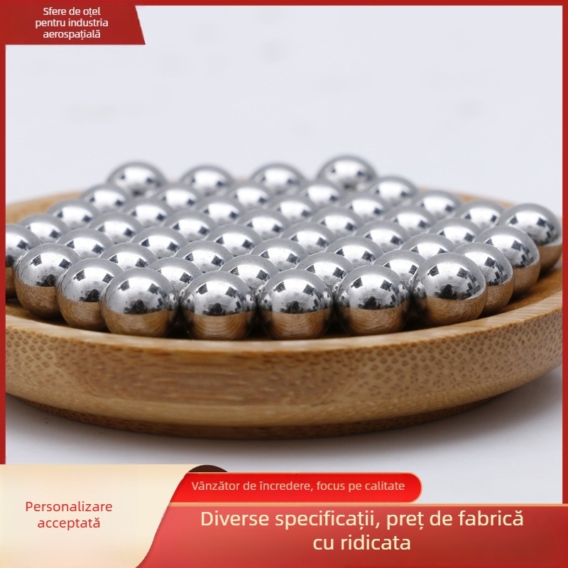 Bilă din oțel carbon lustruită și oțel inoxidabil pentru mori, dimensiuni 6/7/8 mm