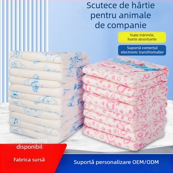 Scutece pentru câini cu deschidere moderată la coadă pentru a preveni scurgerile