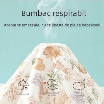 Vestă pentru nou-născuți din 100% bumbac, pentru toate sezoanele, fără căptușeală