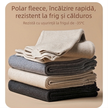 Colanți termici din lână, unisex, talie înaltă, groși, pentru iarna 2025
