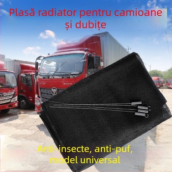 Plasă anti-insecte pentru rezervorul de apă și radiatorul camionului, universală, neagră