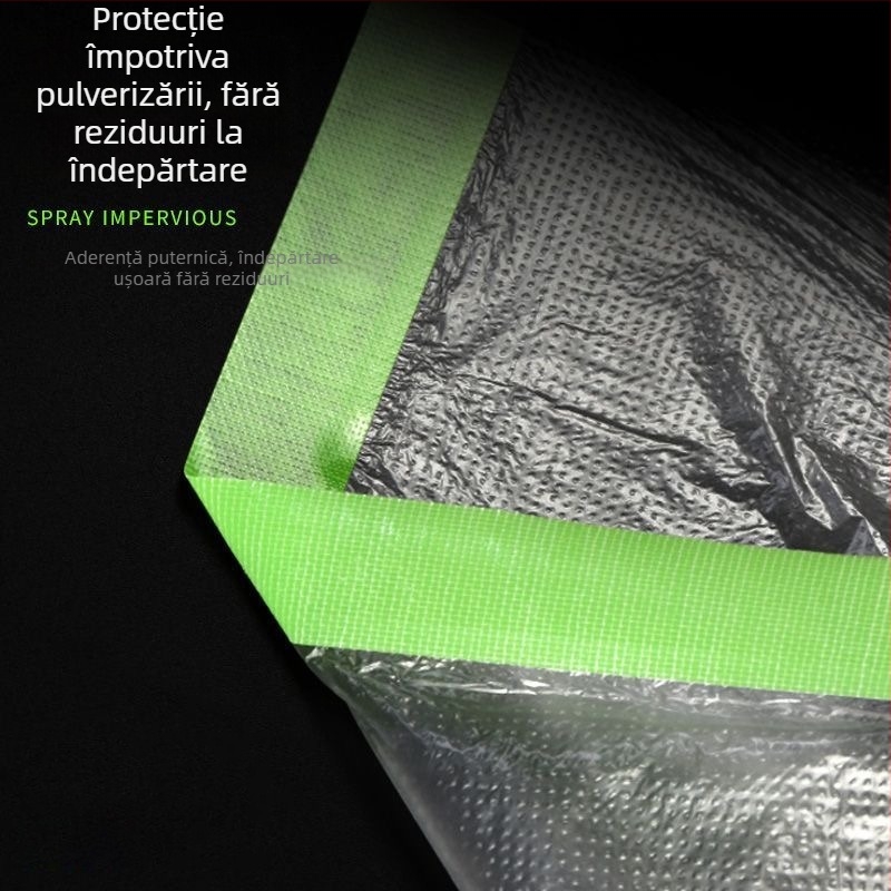 Folie de protecție cu aderență ridicată, impermeabilă, pentru pereți exteriori și vopsire auto, protecție împotriva prafului pentru finisaje decorative și suprafețe cu aspect de piatră
