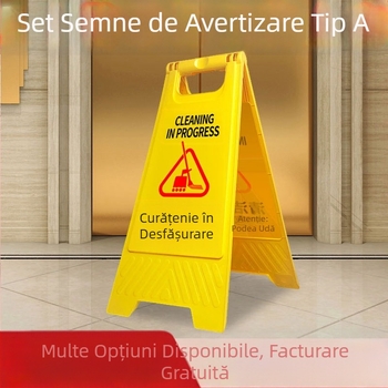 Semnal în formă de A – avertizare: Oprire interzisă, nu parcați, indicator zonă parcare, suprafață alunecoasă, stâlp de parcare.