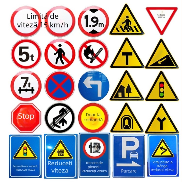 Semn Anke de limitare a vitezei, semn rutier, semn de siguranță, semn de staționare interzisă