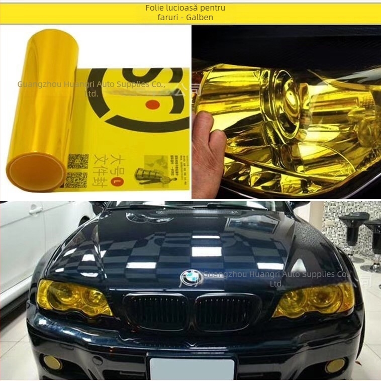 Film de schimbare a culorii, transparent, pentru faruri și stopuri – folie decorativă auto.