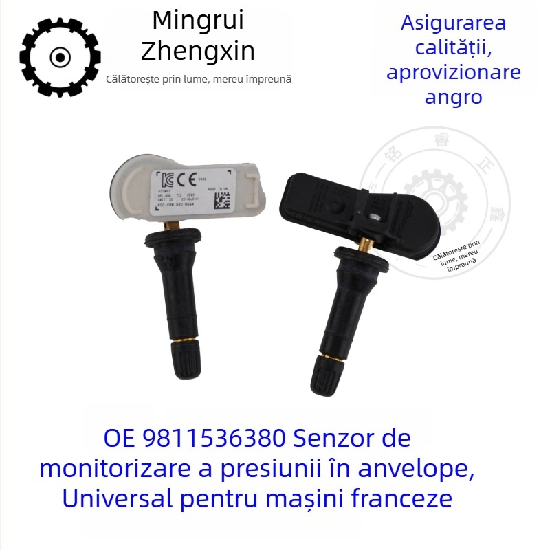 Senzor de monitorizare a presiunii în pneuri 9811536380, compatibil cu Peugeot Citroën 308, 508, 3008.