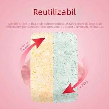 Desicant pentru flori uscate, în pachet, 1 kg, silică gel cu schimbare de culoare portocaliu-alb, mușețel și trandafiri pentru mostre DIY