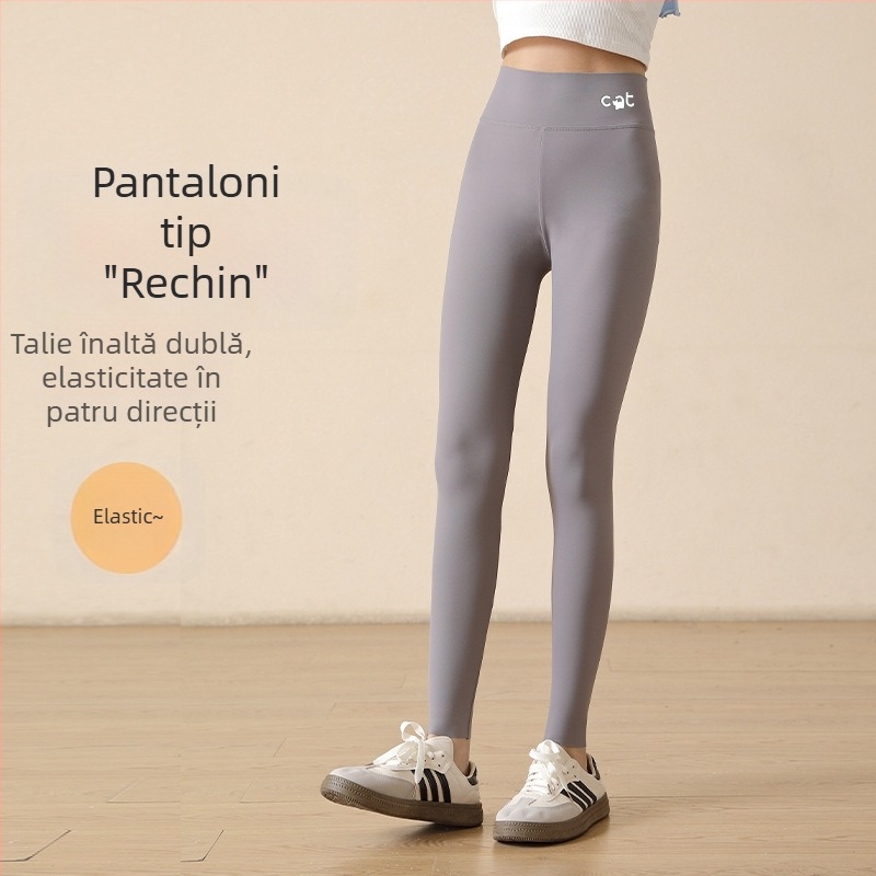 Leggingi pentru fetițe cu imprimeu rechin, pentru primăvară-vară, pantaloni de yoga pentru copii, stil Barbie, elastici și strâmți