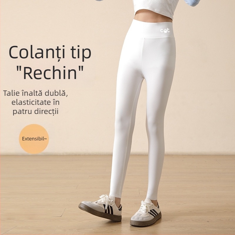 Leggingi pentru fetițe cu imprimeu rechin, pentru primăvară-vară, pantaloni de yoga pentru copii, stil Barbie, elastici și strâmți