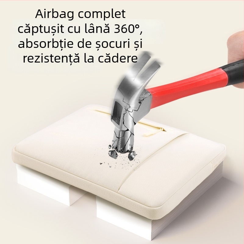 Husă interioară pentru laptop și tabletă cu protecție, 14 inch