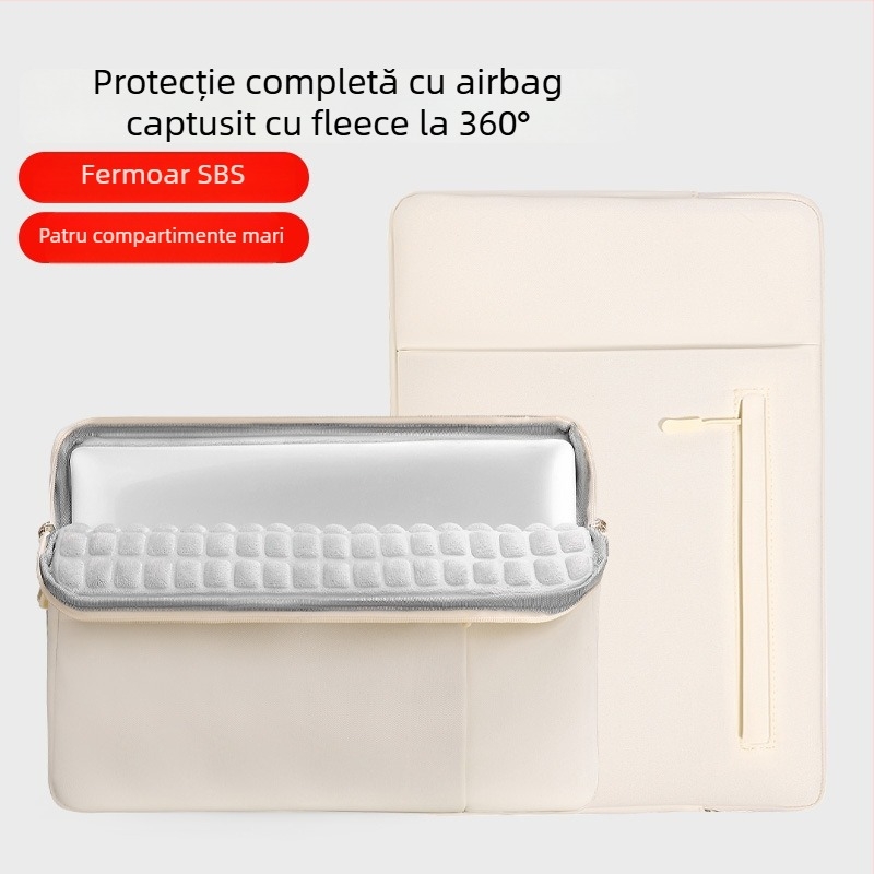 Husă interioară pentru laptop și tabletă cu protecție, 14 inch
