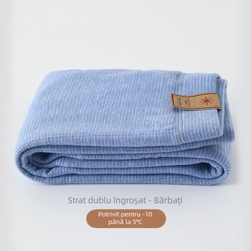 Pantaloni termici pentru copii, fleece călduros, dungate, groși, toamnă-iarnă